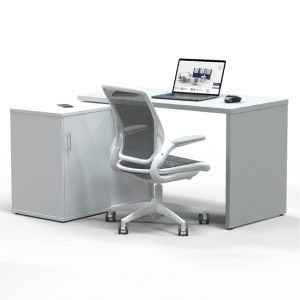 Pivot Desk in <strong>Folkstone Grey</strong> or <strong>Coimbra/Dakota Oak</strong>